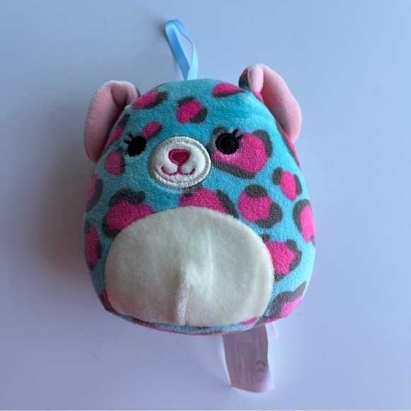 Squishmallows Chelsea the Cheetah 5” Blue Pink Stuffed Animal Plush Mini - Picture 1 of 4
